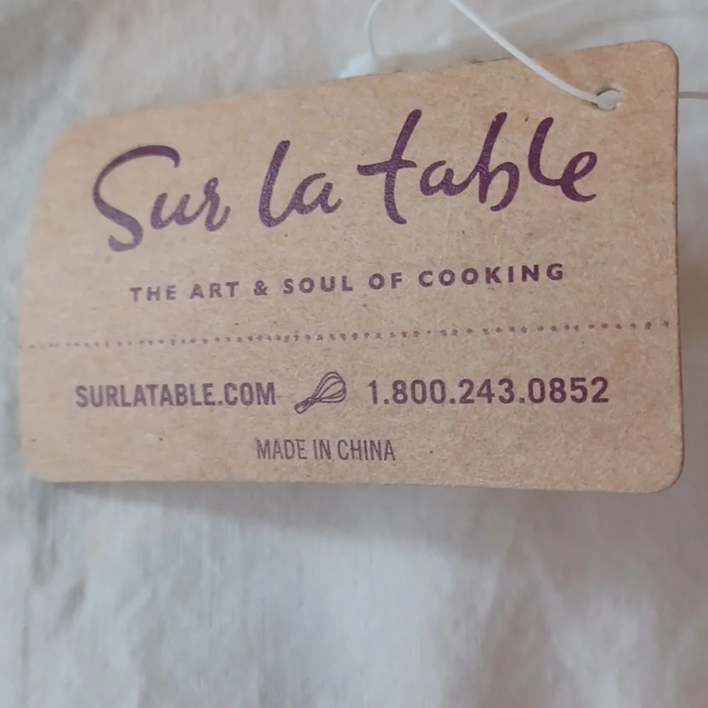 SUR LA TABLE wire whisk pig chef new with tag